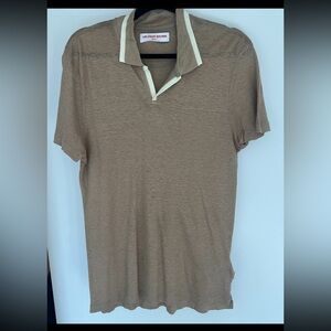 Orlebar Brown Linen Polo Shirt
